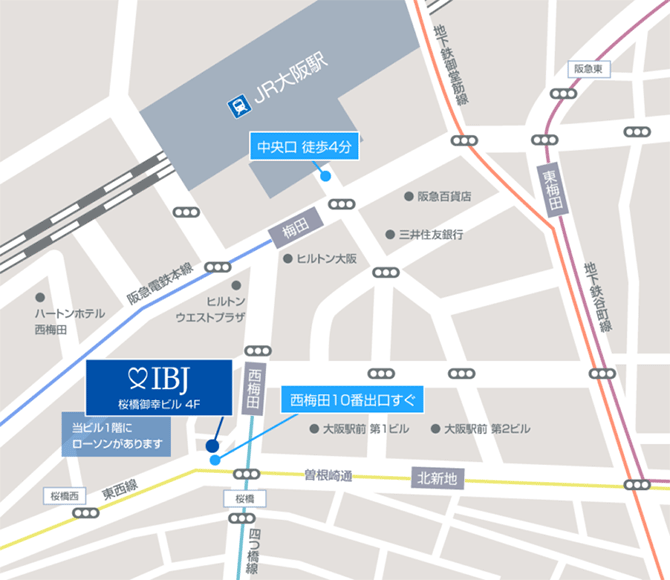 関西支社地図