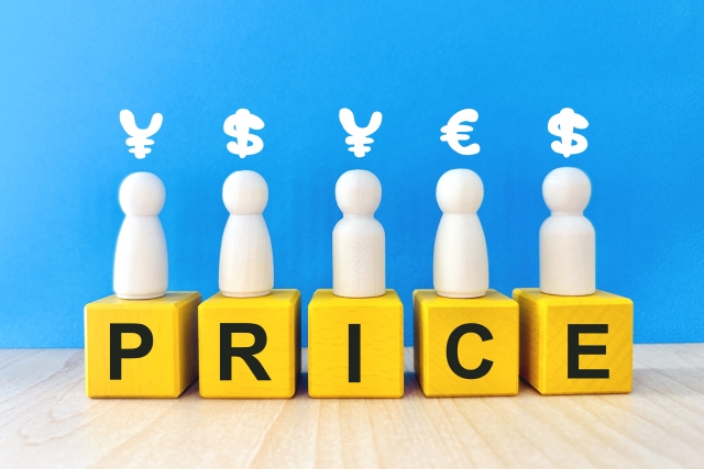 「PRICE」という単語のイメージ画像